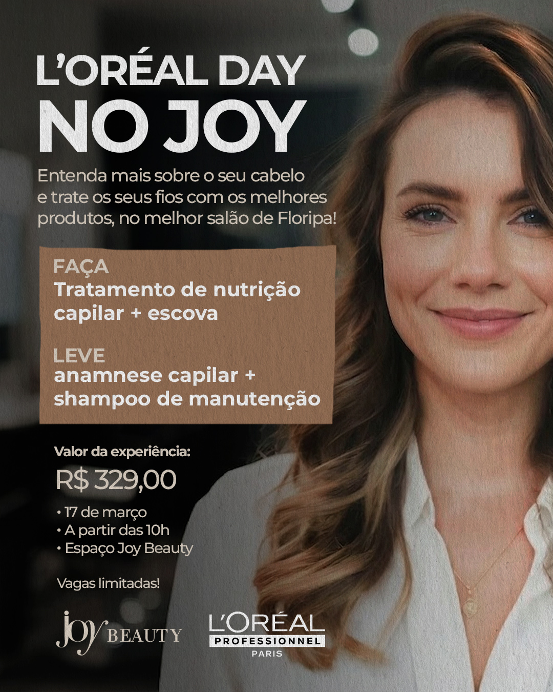 Campanha visual para salão de beleza